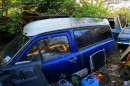 classic Ford junkyard