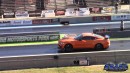 Ford Mustang Shelby GT500 stock pulley world record on DRACS