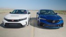 Honda Civic Type R vs. Acura Integra Type S vs. Acura TLX Type S