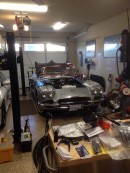 Porsches and Chevrolets in grandpa's garage
