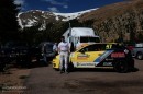 Andrei Mitrasca and his SEAT Ibiza Diesel at Pikes Peak