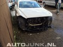 Mercedes-Benz CLS looted in Hooland