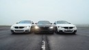 BMW 430D vs. BMW M4 vs. BMW 435D xDrive Drag Race