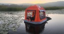 The Floating Tent is a tent for water use, ideal for family camping trips - if you dare