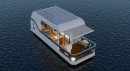 The Reina Mini from Reina Boats is a luxury, smart tiny house that floats