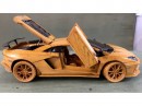 Wooden replica of Lamborghini Aventador S 2021