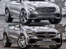 Mercedes-Benz Concept Coupe SUV vs MLC 63 AMG Rendering