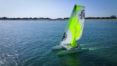 IZIBoat is a foldable sailing catamaran that can seat four people and reach top speeds of 15 knots