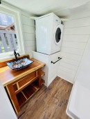 The Lucille tiny home is based on the Zeus model, is packed with color and personality