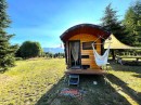 Misty is a gorgeous, off-grid-capable tiny home with clear Vardo inspiration