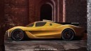 2018 Mercedes-AMG Project One Hypercar rendered by Peisert Design