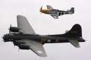 A perfect match: B-17 and P51 Mustang