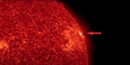 Solar flare caught on different wavelengths