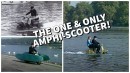 The Amphi-Scooter was a '64 Lambretta rigged to be waterborne for the daily commute