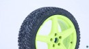 Studded winter tires versus WRC tires
