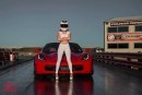 This Is The Stig's Wife and She Drives a Corvette