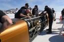 The Speed Demon wins the Hot Rod Trophy at the 2023 SCTA Bonneville Speed Week
