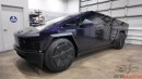 First Tesla Cybertruck in purple