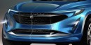2022 Buick Enclave sketch by GM designer
