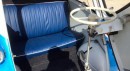 1957 BMW Isetta 300 Blue Leather Bench Seat