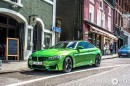 BMW M4 in Java Green