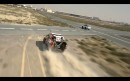 Land Cruiser GR-Sport on tarmac vs. Dakar Hilux on sand