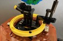 Fan-made LEGO Ideas Earth and Moon Orrery