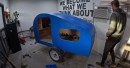 DIY teardrop trailer packs (almost) everything in a very lightweight and cheap package
