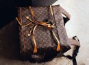The Louis Cleiton is a custom app rider delivery bag born from the virtual ashes of 6 original Louis Vuitton totes