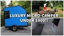 This compact and arguably luxurious micro-camper is a full DIY with a budget under $900