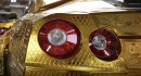 2014 Nissan GT-R with 24-carat gold plating
