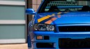 Nissan Skyline R34 GT-R V-Spec II Angry Front Profile