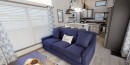 Customizable tiny house living room