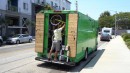 This Old Delivery Truck's Dull Exterior Perfectly Hides a Well-Equipped Tiny Home Interior