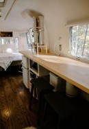 This Airstream trailer was turned into a cozy retreat