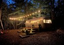 This Airstream trailer was turned into a cozy retreat