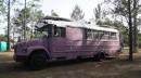 Retro-Aesthetic School Bus Mobile Home