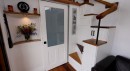 Luxurious container tiny house staircase