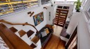 Luxurious container tiny house top view