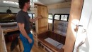 This Shuttle Bus Is an Affordable Off-Grid Home on Wheels With a Hidden Bathtub