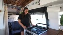 This Simple, DIY Camper Van Conversion Stands Out With a Massive Kitchen