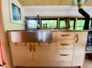School Bus Mobile Home Sink and Stovetop