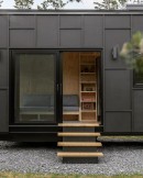 The P01 tiny house has off-grid capabilities and luxury features, promises to live big despite the small footprint