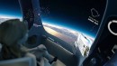 Halo Space Aurora capsule interior