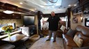 Off-Grid Luxurious Class A RV With a Master Bedroom and Bathroom