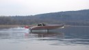 Spirit Yachts' fully electric boat with foiling technology