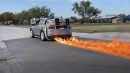 Tesla Model X Plaid is a flamethrower