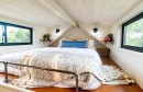 Tiny house on wheels loft bedroom