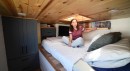 Tiny Home on Wheels With a Spacious Bathroom and a Loft Bedroom