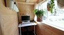 Tiny House With a Loft Bedroom, a Functional Kitchen, and an Office